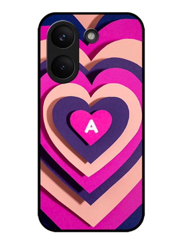 Custom Poco X8 Pro 5G Custom Glass Phone Case - Cute Heart Pattern Design