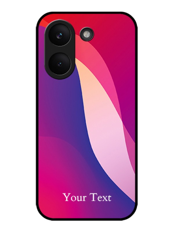 Custom Poco X8 Pro 5G Custom Glass Phone Case - Digital Abstract Overlap Design