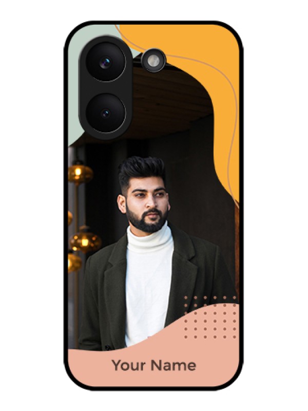 Custom Poco X8 Pro 5G Custom Glass Phone Case - Tri - Coloured Overlay Design