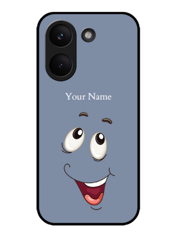 Custom Poco X8 Pro 5G Custom Glass Phone Case - Laughing Cartoon Face Design