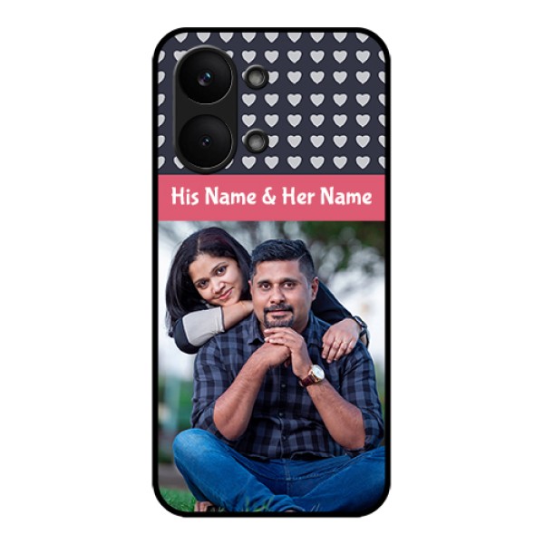 Poco X8 Pro Max 5G Custom Glass Phone Case - Love Symbols Design