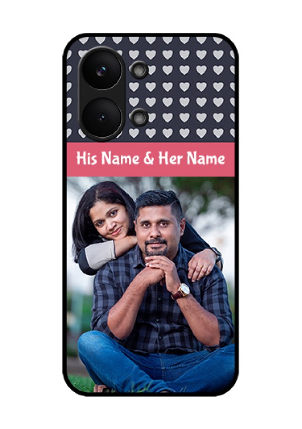 Poco X8 Pro Max 5G Custom Glass Phone Case - Love Symbols Design