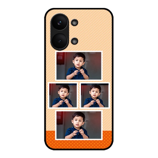 Poco X8 Pro Max 5G Custom Glass Phone Case - Bulk Photos Upload Design