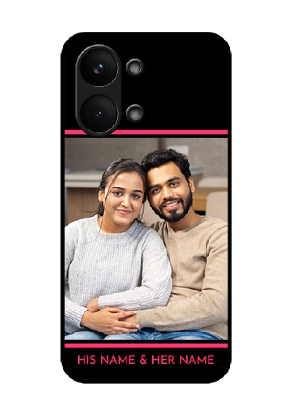 Poco X8 Pro Max 5G Custom Glass Phone Case - With Add Text Design