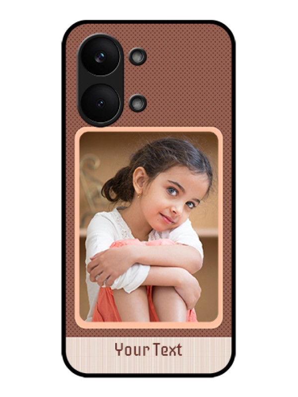 Custom Poco X8 Pro Max 5G Custom Glass Phone Case - Simple Pic Upload Design