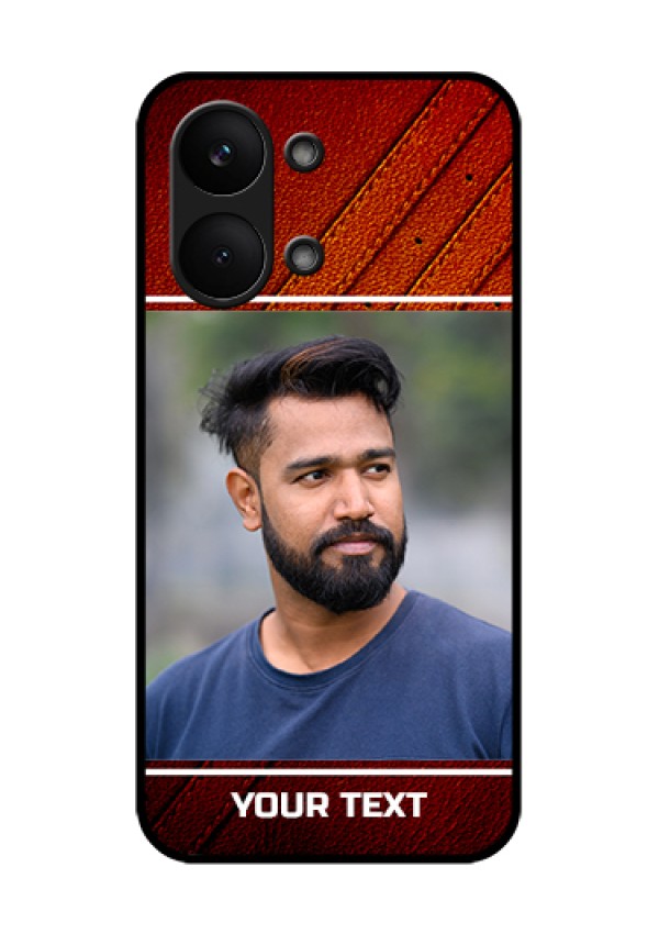 Poco X8 Pro Max 5G Custom Glass Phone Case - Leather Phone Case Design
