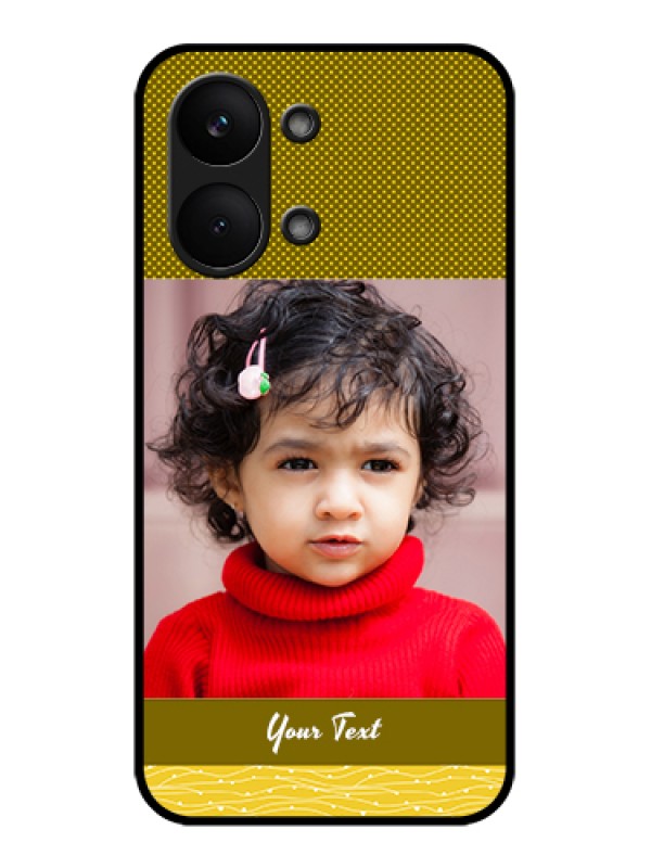 Custom Poco X8 Pro Max 5G Custom Glass Phone Case - Simple Green Color Design