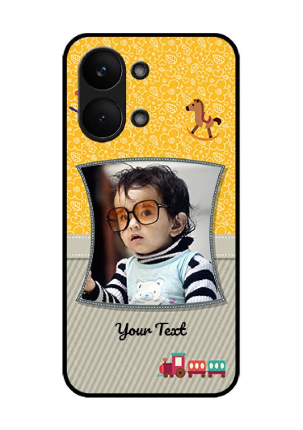 Poco X8 Pro Max 5G Custom Glass Phone Case - Baby Picture Upload Design