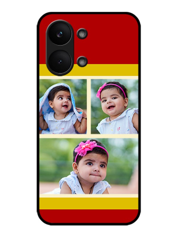 Custom Poco X8 Pro Max 5G Custom Glass Phone Case - Multiple Pic Upload Design