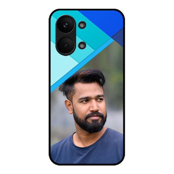 Poco X8 Pro Max 5G Custom Glass Phone Case - Blue Pattern Design