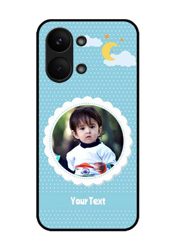 Poco X8 Pro Max 5G Custom Glass Phone Case - Violet Pattern Design