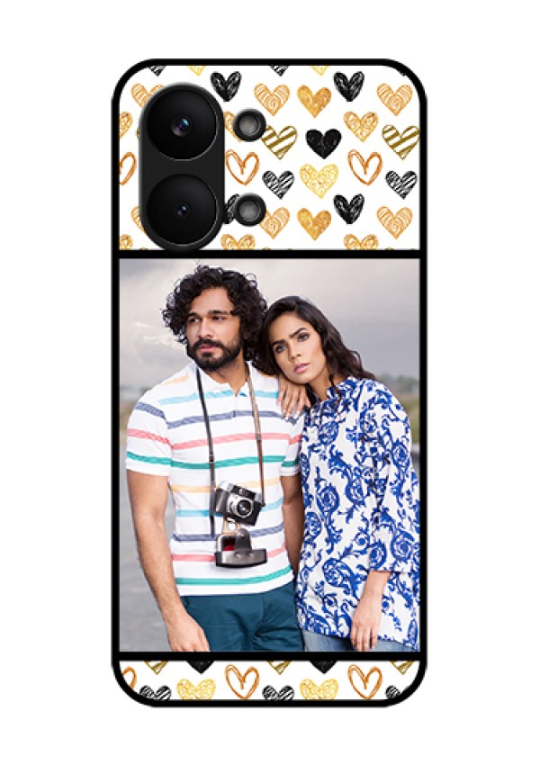 Poco X8 Pro Max 5G Custom Glass Phone Case - Love Symbol Design