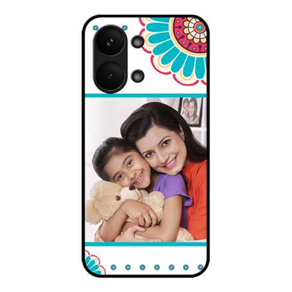 Poco X8 Pro Max 5G Custom Glass Phone Case - Flower Design