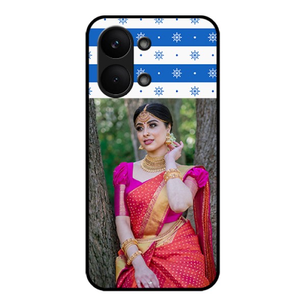 Poco X8 Pro Max 5G Custom Glass Phone Case - Snow Pattern Design