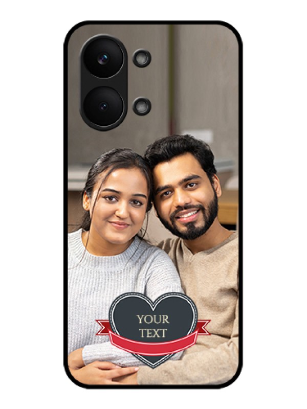 Custom Poco X8 Pro Max 5G Custom Glass Phone Case - Just Married Couple Design
