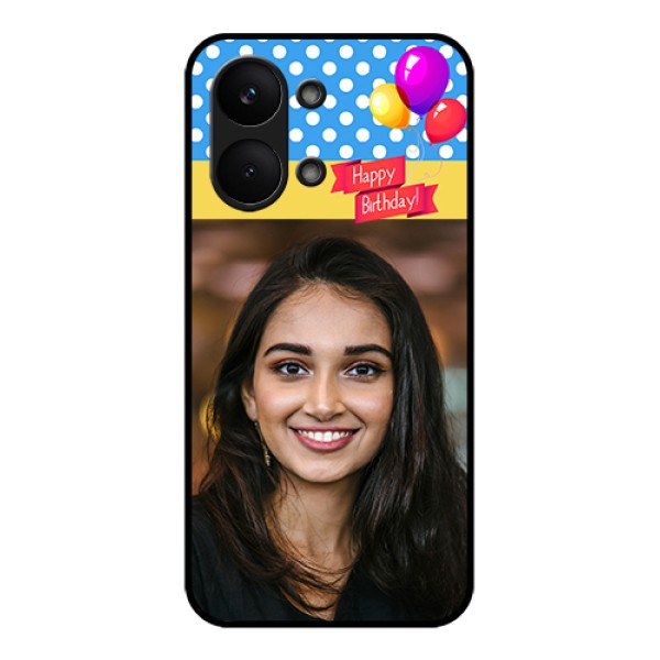 Poco X8 Pro Max 5G Custom Glass Phone Case - Happy Birthday Design