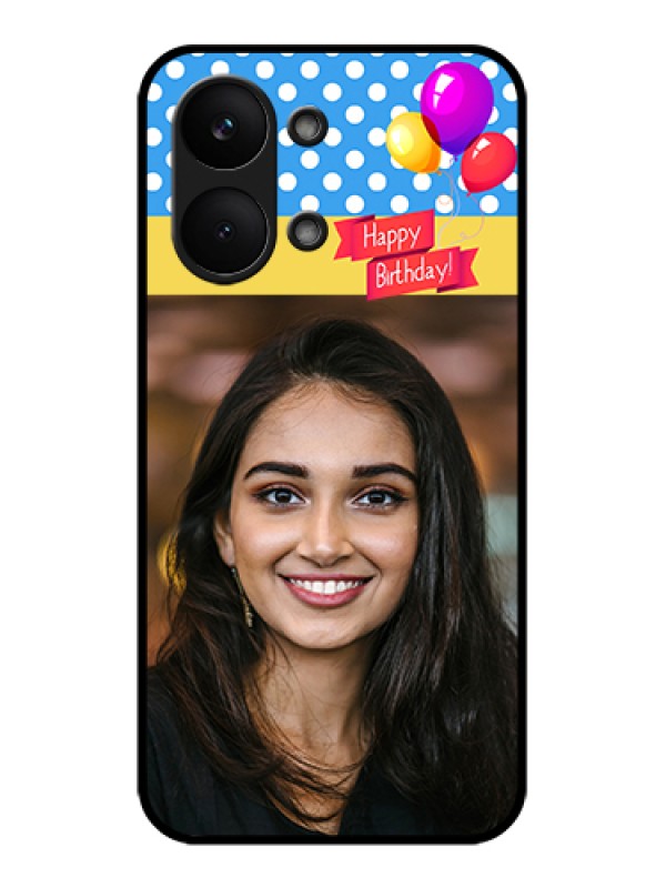 Custom Poco X8 Pro Max 5G Custom Glass Phone Case - Happy Birthday Design