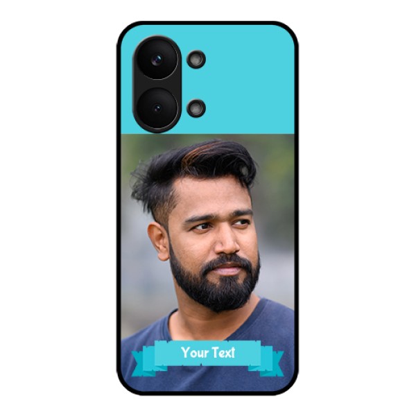 Poco X8 Pro Max 5G Custom Glass Phone Case - Blue Color Design Poco X8 Pro Max 5G Custom Glass Phone Case - Blue Color Design