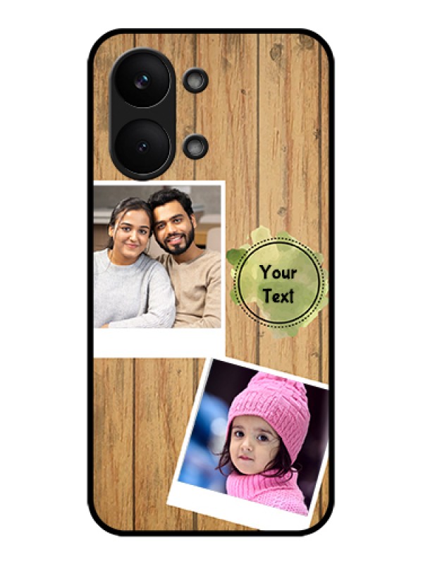 Custom Poco X8 Pro Max 5G Custom Glass Phone Case - Wooden Texture Design