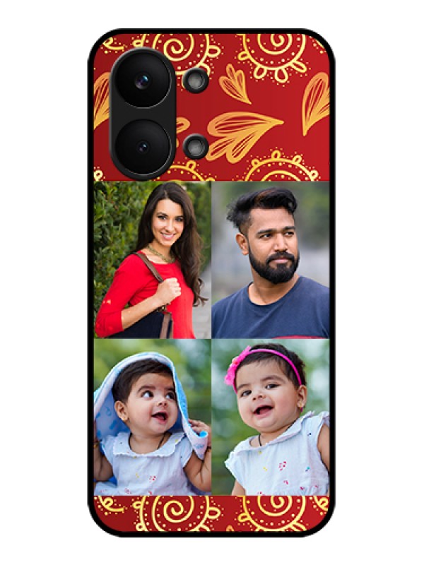 Custom Poco X8 Pro Max 5G Custom Glass Phone Case - 4 Image Traditional Design