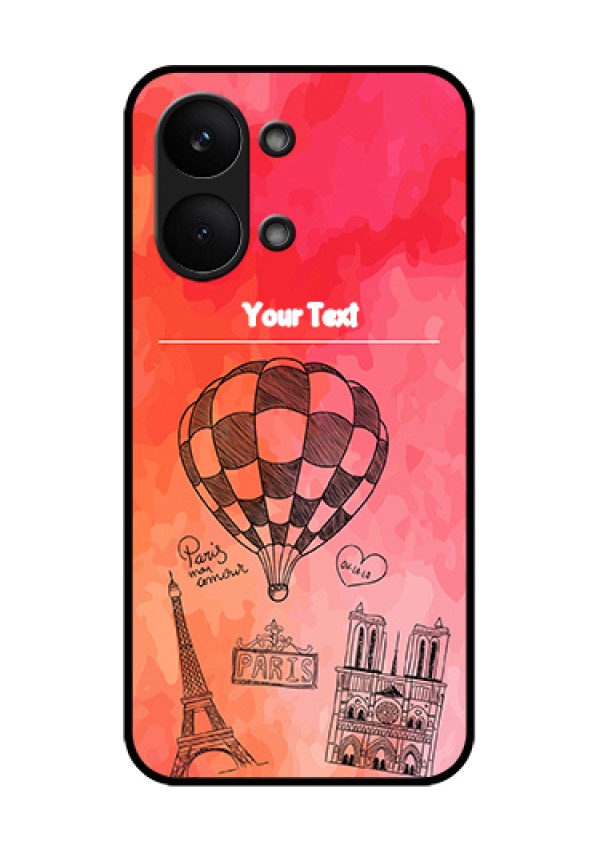Poco X8 Pro Max 5G Custom Glass Phone Case - Paris Theme Design