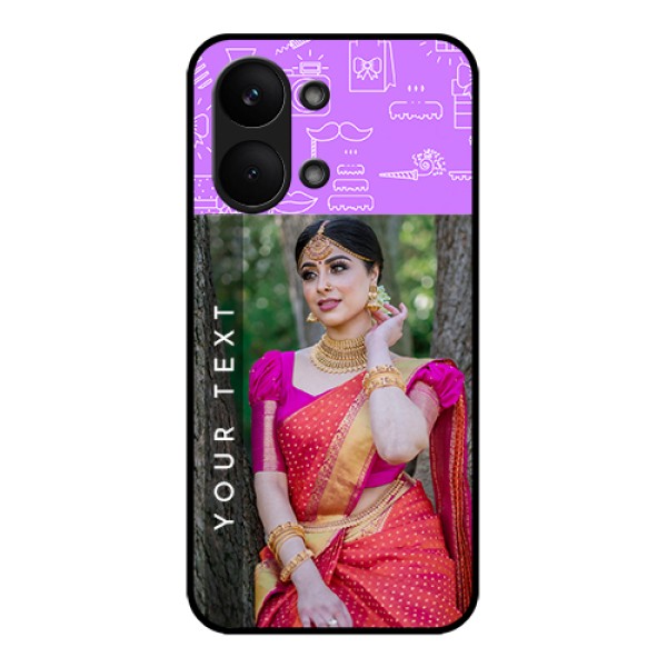 Poco X8 Pro Max 5G Custom Glass Phone Case - Birthday Icons Design