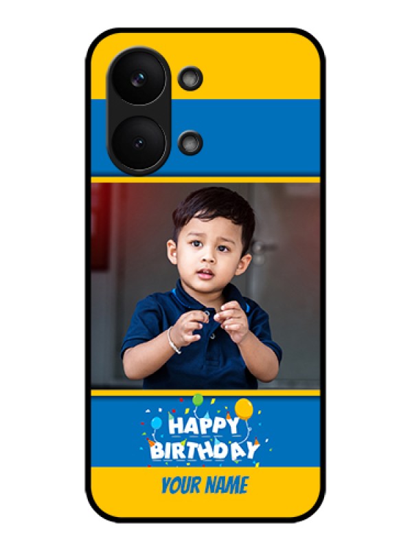 Custom Poco X8 Pro Max 5G Custom Glass Phone Case - Birthday Wishes Design