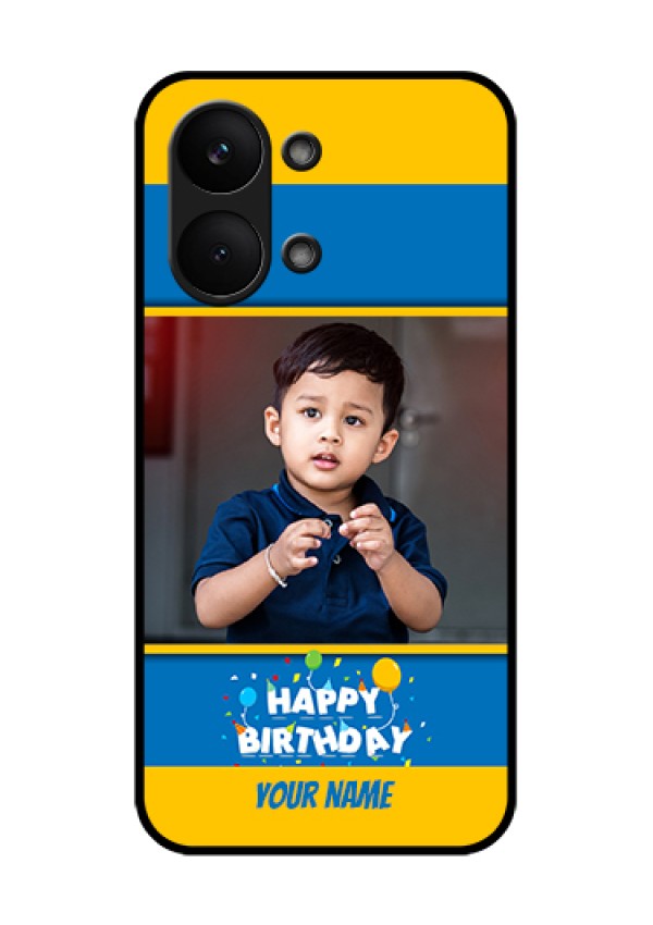 Poco X8 Pro Max 5G Custom Glass Phone Case - Birthday Wishes Design