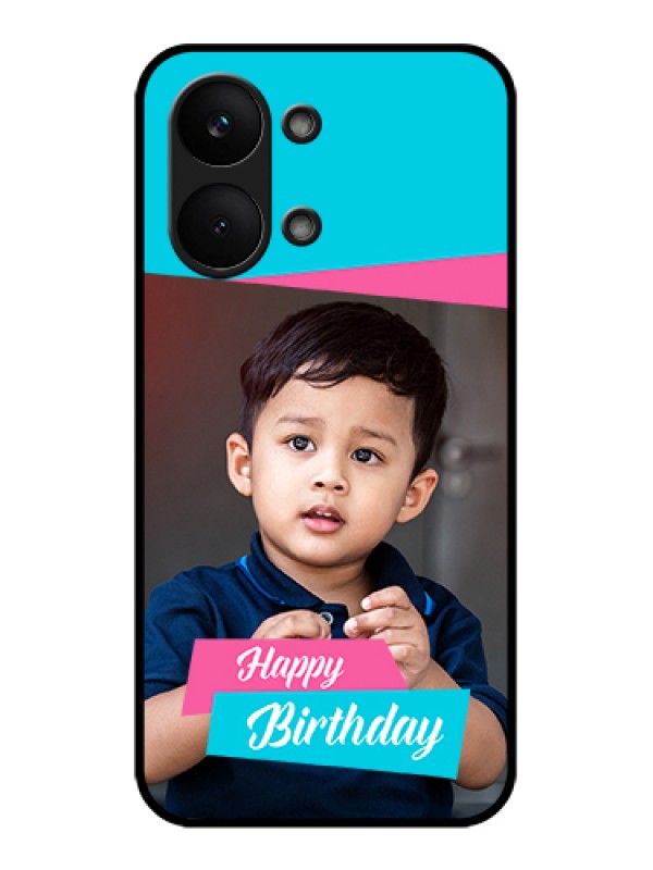Custom Poco X8 Pro Max 5G Custom Glass Phone Case - Image Holder With 2 Color Design