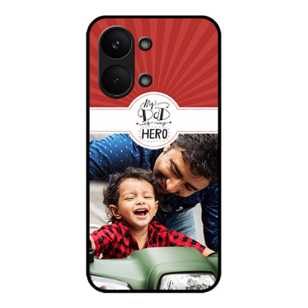 Poco X8 Pro Max 5G Custom Glass Phone Case - My Dad Hero Design