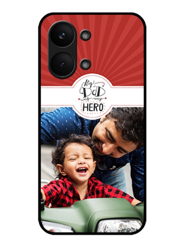 Custom Poco X8 Pro Max 5G Custom Glass Phone Case - My Dad Hero Design