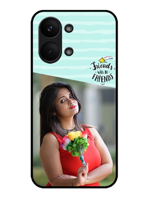 Custom Poco X8 Pro Max 5G Custom Glass Phone Case - Friends Picture Icon Design