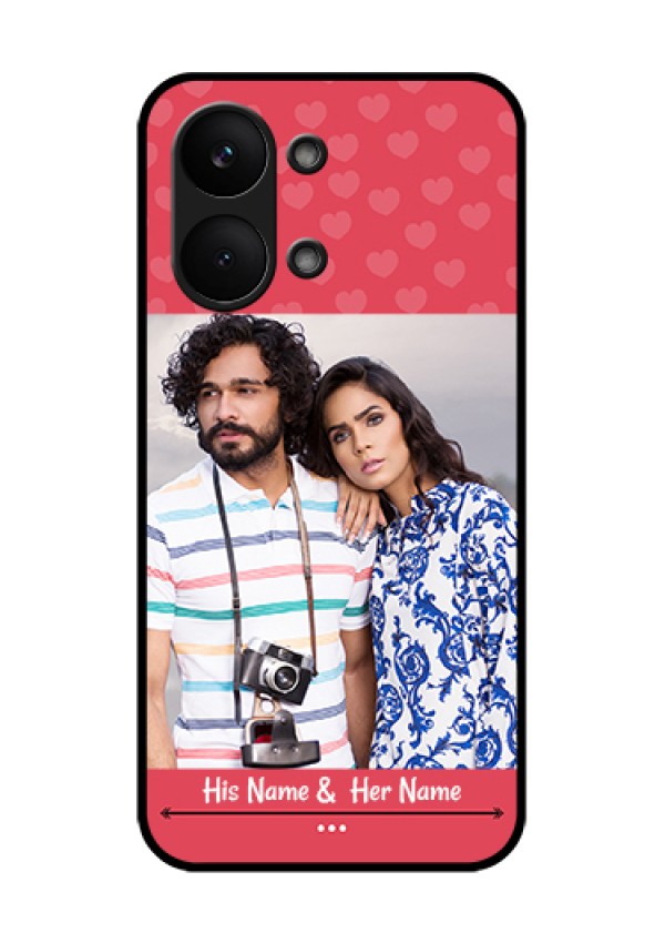 Poco X8 Pro Max 5G Custom Glass Phone Case - Simple Love Design