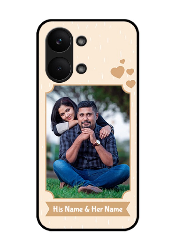 Poco X8 Pro Max 5G Custom Glass Phone Case - With Confetti Love Design