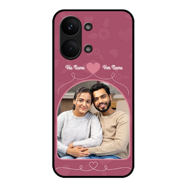 Poco X8 Pro Max 5G Custom Glass Phone Case - Love Floral Design