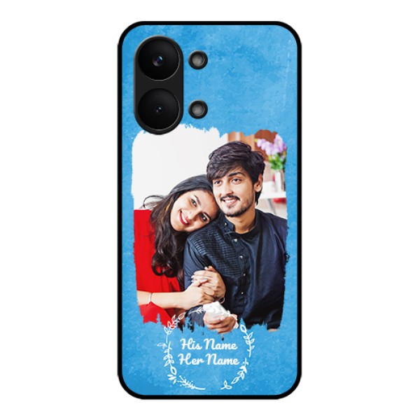 Poco X8 Pro Max 5G Custom Glass Phone Case - Blue Color Vintage Design Poco X8 Pro Max 5G Custom Glass Phone Case - Blue Color Vintage Design