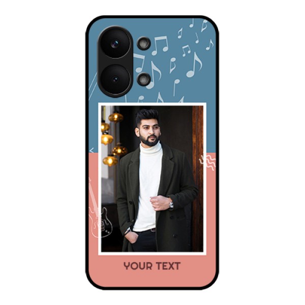 Poco X8 Pro Max 5G Custom Glass Phone Case - With Color Musical Note Design Poco X8 Pro Max 5G Custom Glass Phone Case - With Color Musical Note Design