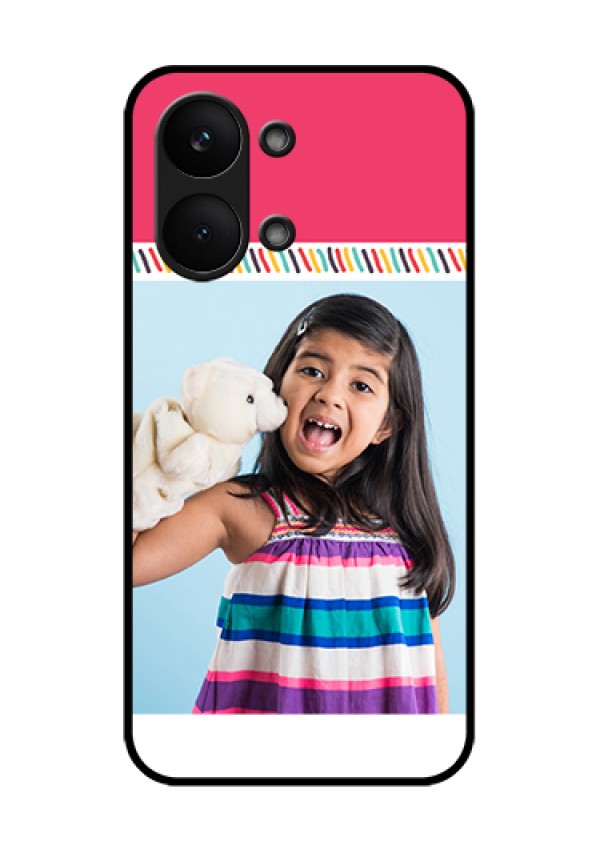 Poco X8 Pro Max 5G Custom Glass Phone Case - Line Art Design