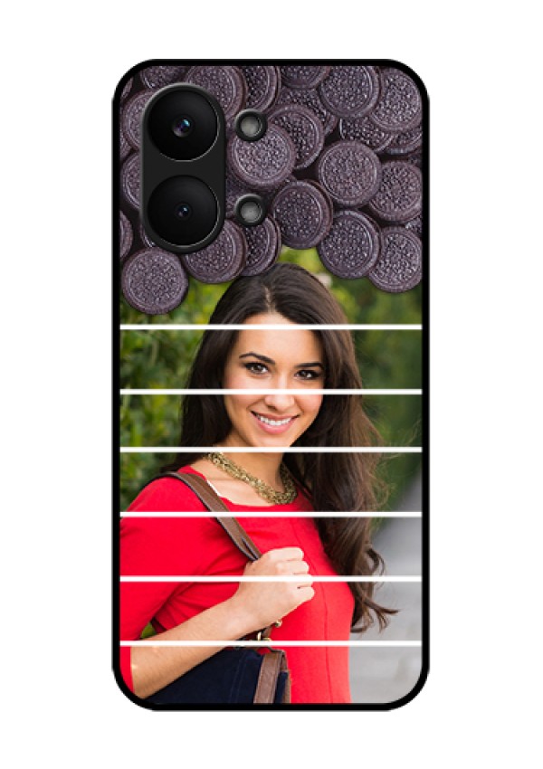 Poco X8 Pro Max 5G Custom Glass Phone Case - With Oreo Biscuit Design