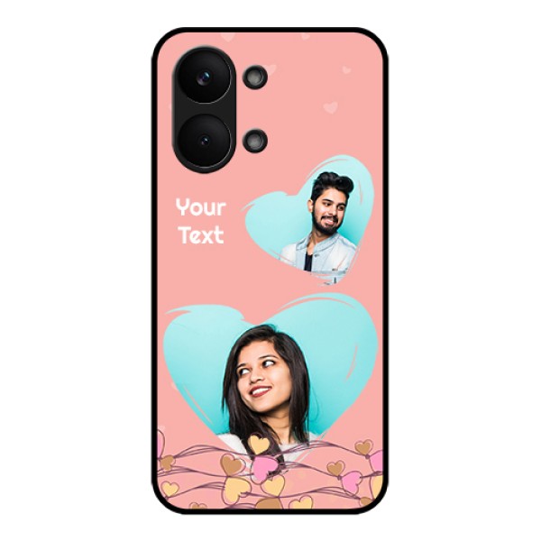 Poco X8 Pro Max 5G Custom Glass Phone Case - Love Doodle Design