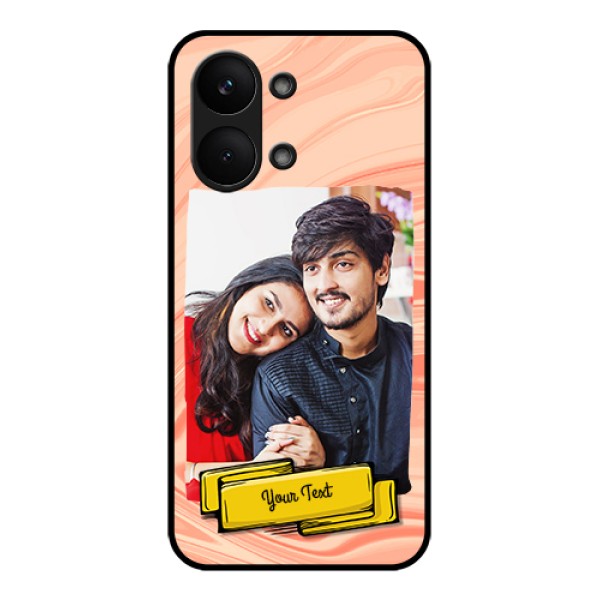 Poco X8 Pro Max 5G Custom Glass Phone Case - Marble Texture Design