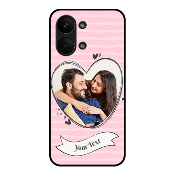 Poco X8 Pro Max 5G Custom Glass Phone Case - Vintage Heart Design