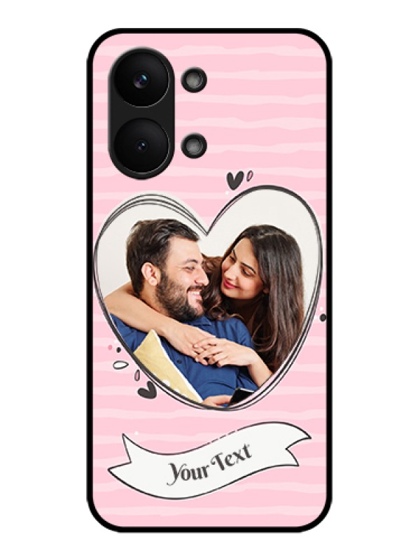 Custom Poco X8 Pro Max 5G Custom Glass Phone Case - Vintage Heart Design