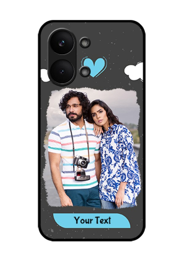 Poco X8 Pro Max 5G Custom Glass Phone Case - Splashes With Love Doodles Design