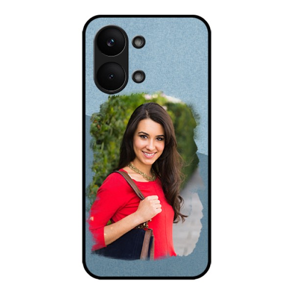 Poco X8 Pro Max 5G Custom Glass Phone Case - Grunge Line Art Design