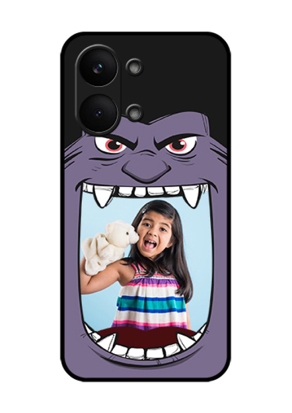 Poco X8 Pro Max 5G Custom Glass Phone Case - Angry Monster Design