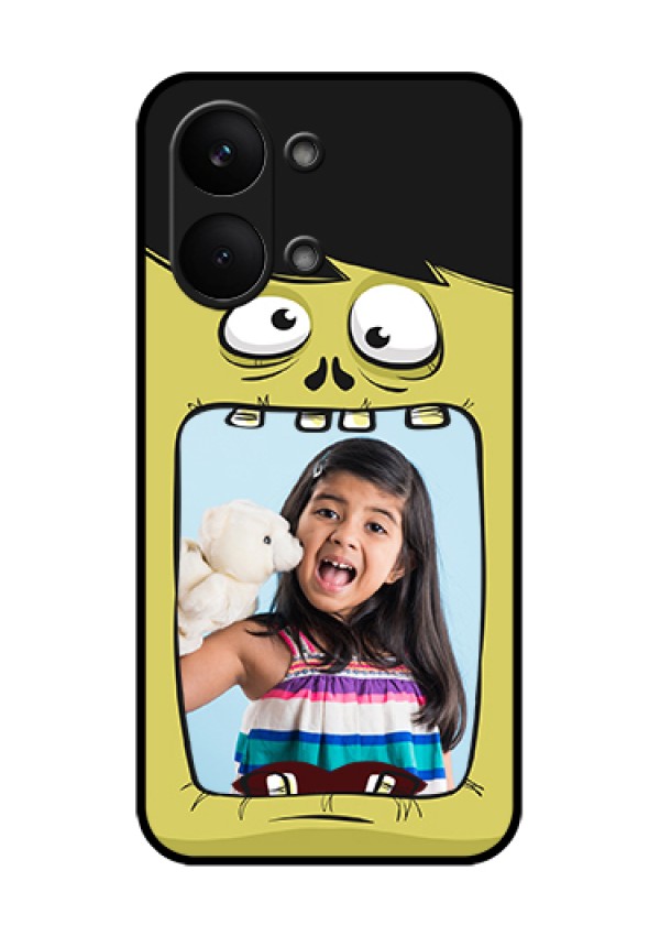 Poco X8 Pro Max 5G Custom Glass Phone Case - Cartoon Monster Back Case Design