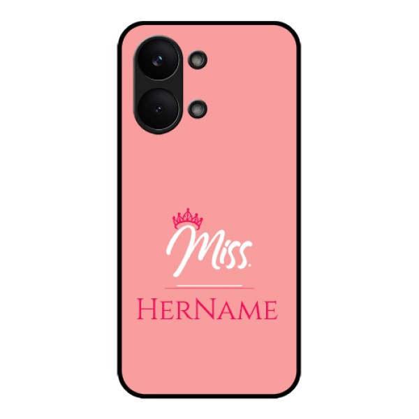 Poco X8 Pro Max 5G Custom Glass Phone Case - Mrs With Name Design