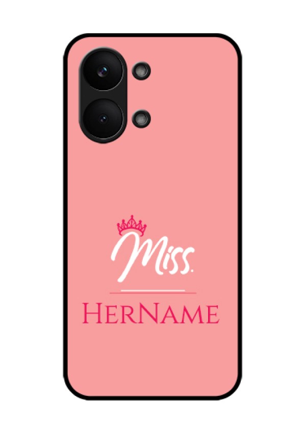 Poco X8 Pro Max 5G Custom Glass Phone Case - Mrs With Name Design