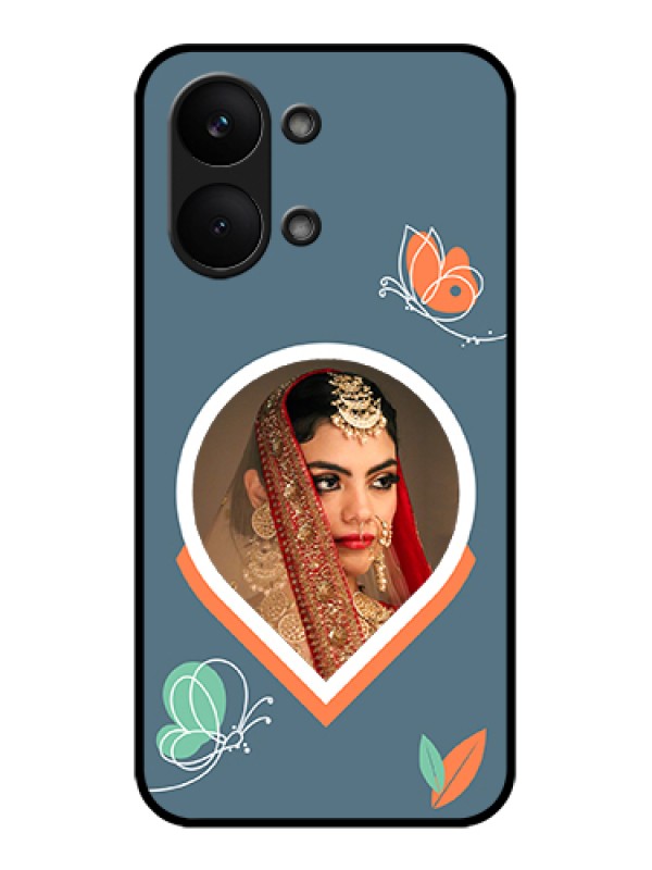 Custom Poco X8 Pro Max 5G Custom Glass Phone Case - Droplet Butterflies Design